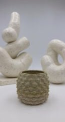 Dalgalı Dokulu Seramik Bardak