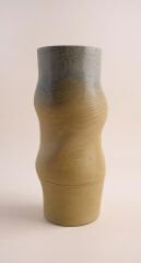 Dalga Formlu Seramik Vazo