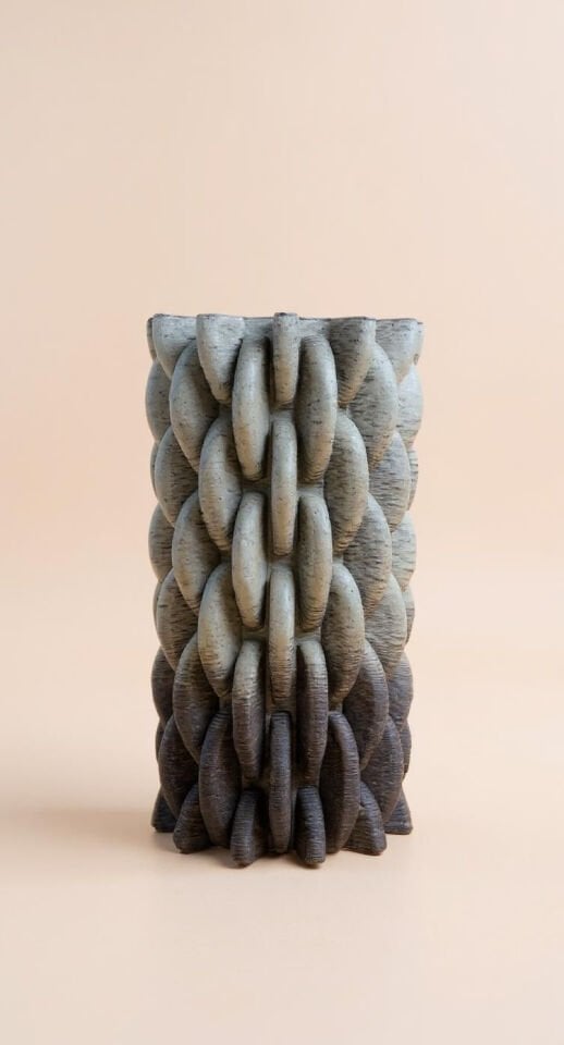 Heykelsi Form Seramik Vazo