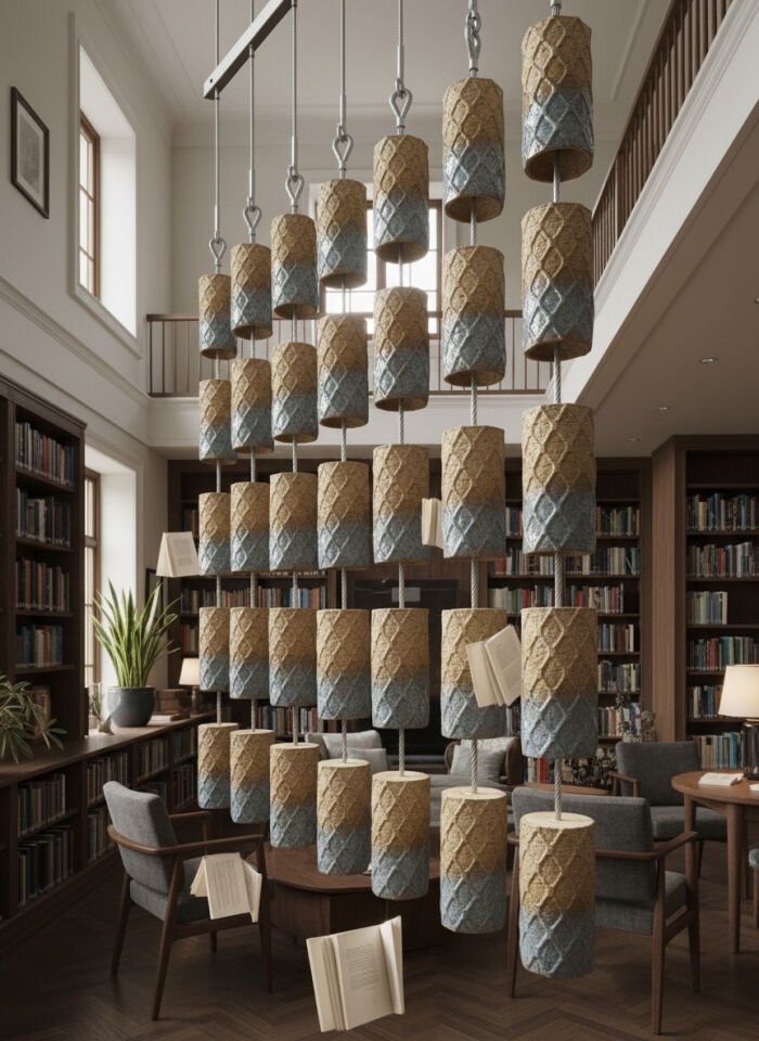 Doğal Doku ve Geçişli Renk Tasarımlı Seperatör