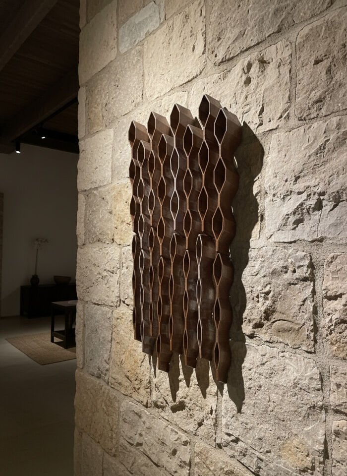 Organik Hücresel Formlu Duvar Karosu