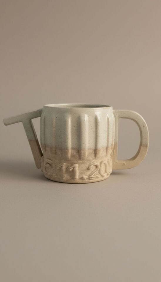 Kişiye Özel 3D Seramik Bardak – Harf, Tarih ve Özel Form Tasarım Seçenekleri